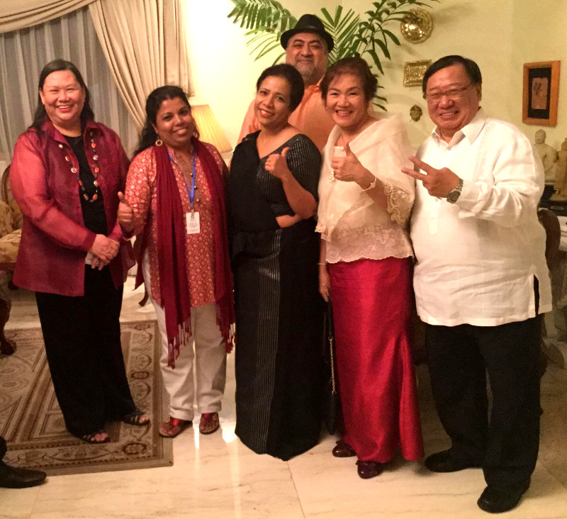 (From left to right) Ms. Anabelle O. Moreno (TIBFI Chairperson), Ms. Puvaneswary Ponniah (Manager, Gender Equality and Social Inclusion, WUSC-Sri Lanka), Ambassador Aruni Ranaraja (Sri Lankan Ambassador to the Philippines), Mr. Arjun Shroff (TIBFI Board Member), Dr. Gloria Baken W. Siy (TIBFI Board Member), Mr. Paul L. So (Deputy Chairperson)