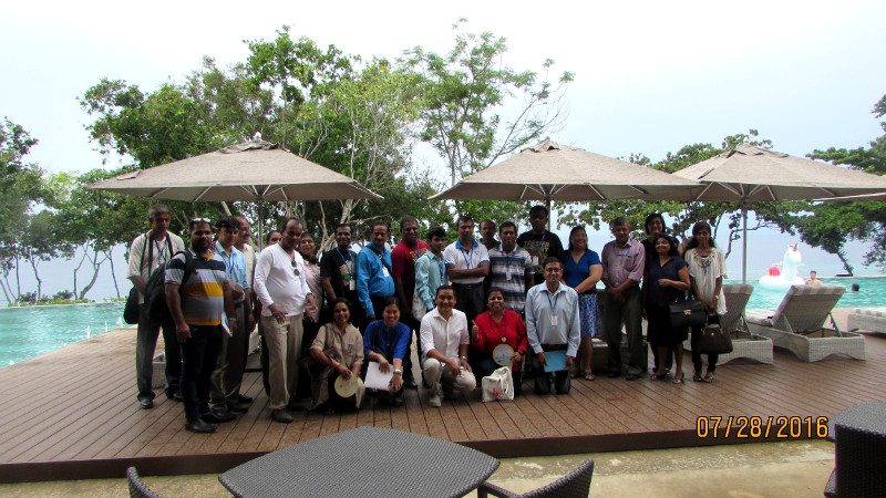 Group picture during the observation visit at the Amorita Resort in Panglao, Bohol