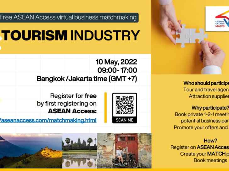 B2B Opportunity: Virtual Business Matching (Tourism Industry) - Free ASEAN Access