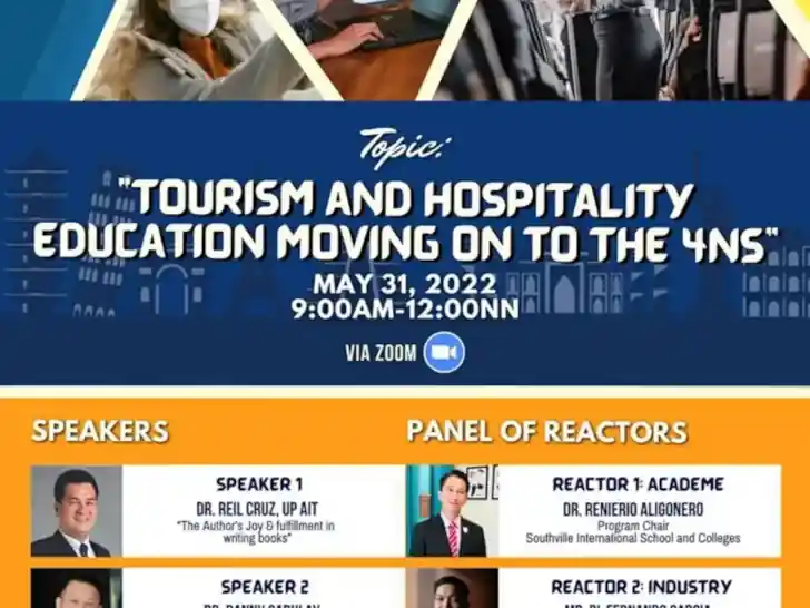 Webinar 13: Tourism and Hospitality Education Moving on to the 4Ns